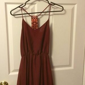 Maroon dress