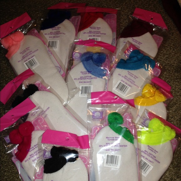 12 Lot RARE POM POM BRAND ankle sports socks