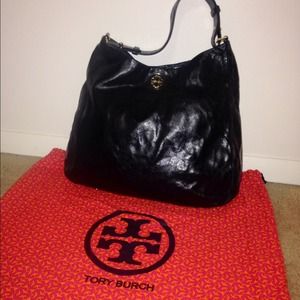 Tory burch black handbag 100% authentic