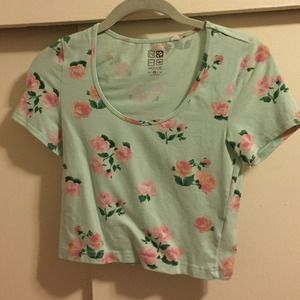 Floral crop top