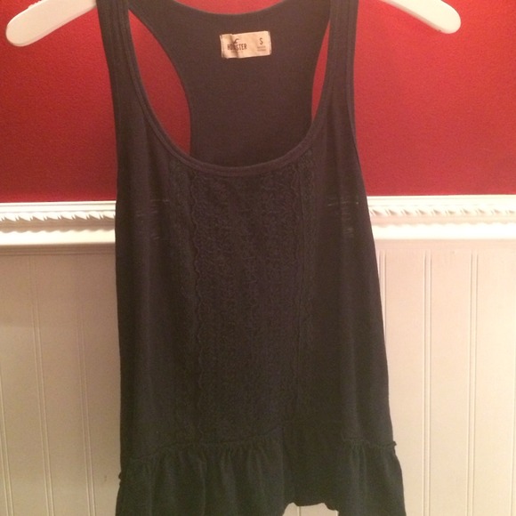 Navy blue hollister tank top