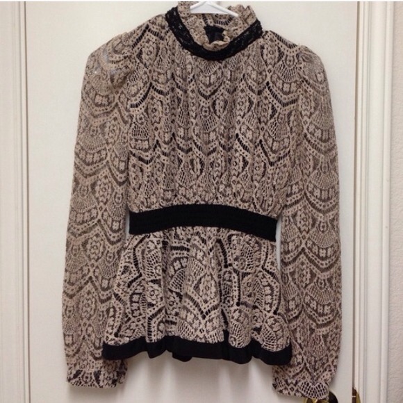 SOLD: NWOT Lovely Lace Top - Picture 3 of 4