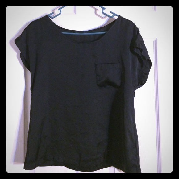 Sheer black forever 21 top.