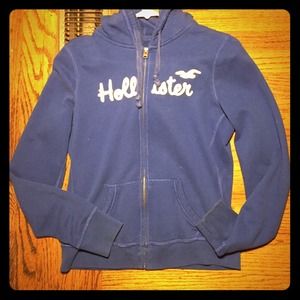 Hollister zip up hoodie