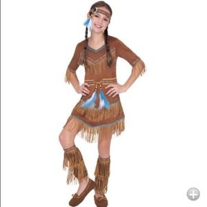 Used ones little girl Indian costume