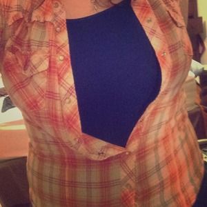 Plaid Pink & Purple Button-up Shirt