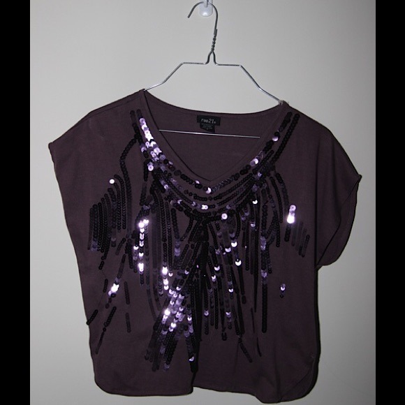 Purple Sequence Top