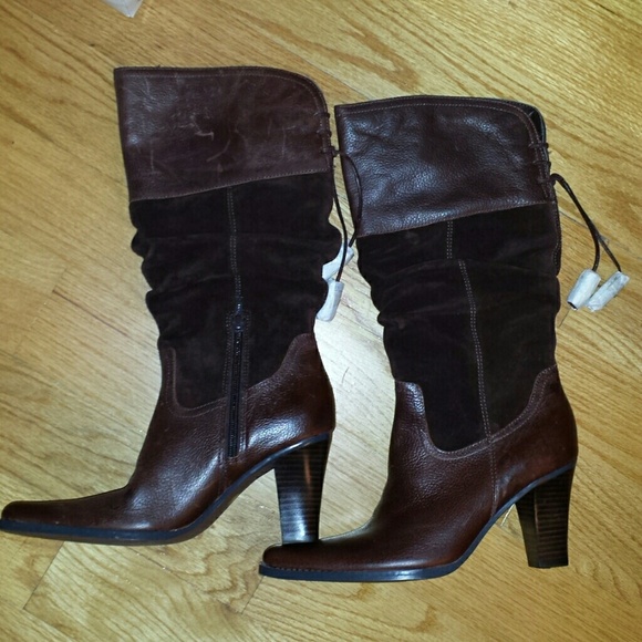 a.n.a Boots - Ana Knee High Brown Boots