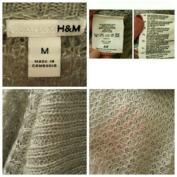 ❌SOLD❌Metallic cowl turtleneck sweater - Picture 4 of 4
