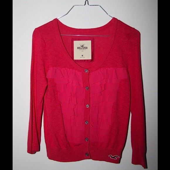 Hot Pink Hollister Sweater