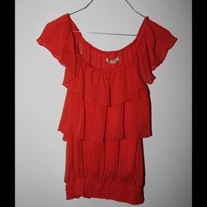 Jonathan Martin Ruffled Top