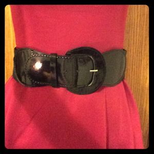 Black Thick Waist Belt