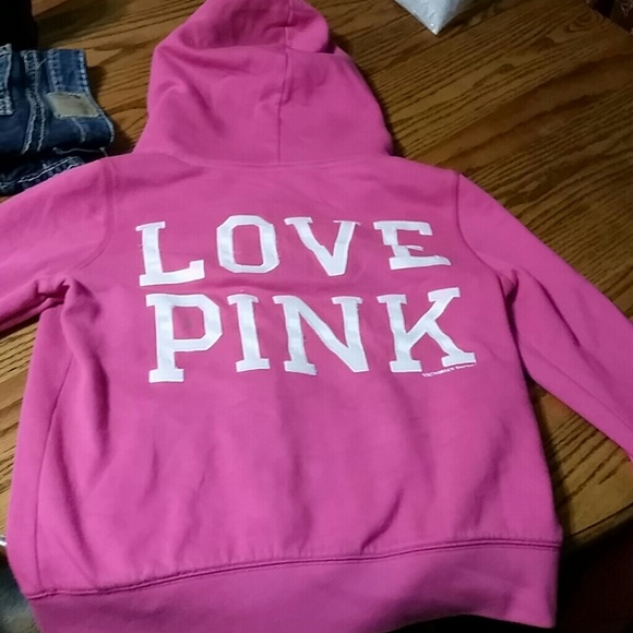 Pink Hooded Sweatshirt