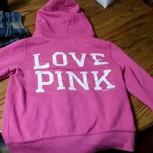 Pink Hooded Sweatshirt