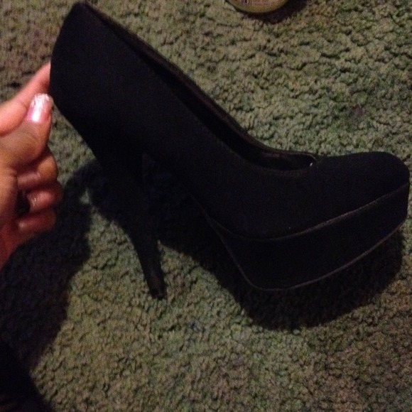 Black heels