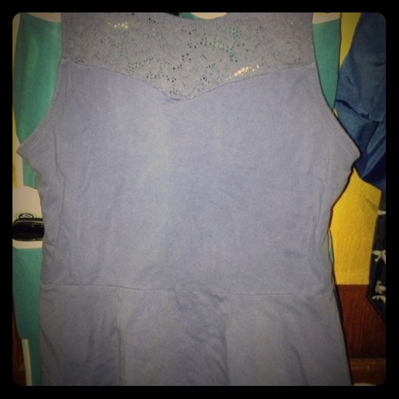 Fitted peplum tank