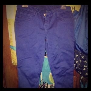 Reversible skinny jeans