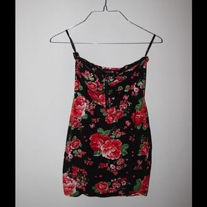 Girls Night Out Floral Bodycon Dress