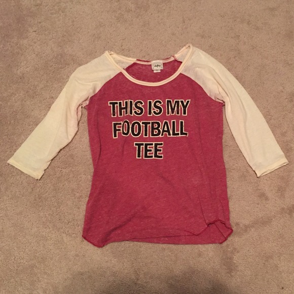 Daytrip "this is my football tee" baseball tee