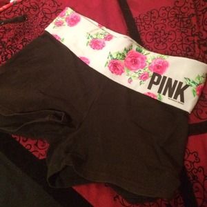 Victoria's Secret pink yoga shorts