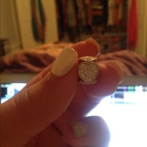 Swarovski charm sterling silver