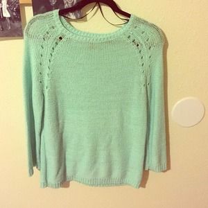 Mint green sweater