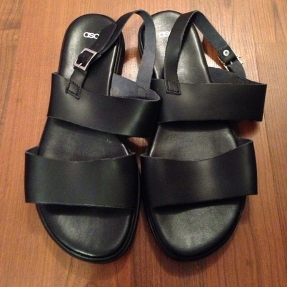 Asos leather sandals