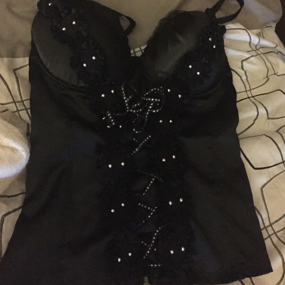 Corset top to go out nite black new - Picture 1 of 4
