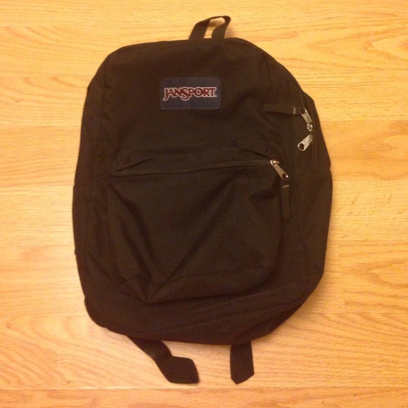 black jansports backpack