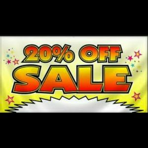 20% off sale
