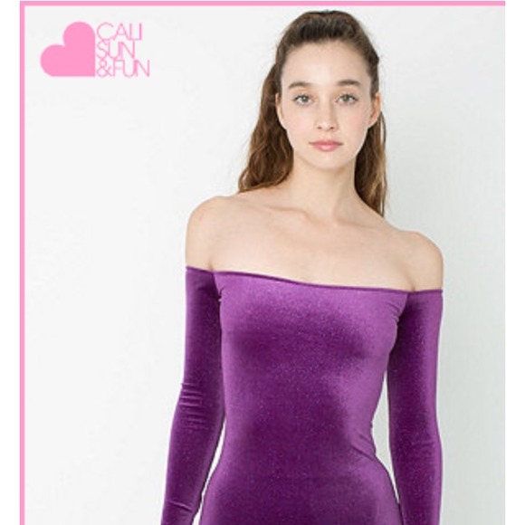 Stardust sparkling off shoulder dress