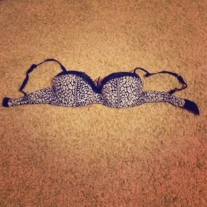 Leopard print with lace bra
