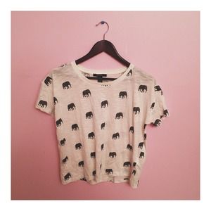 Elephant printed top