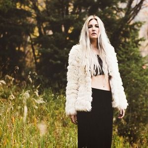 Off white fur jacket