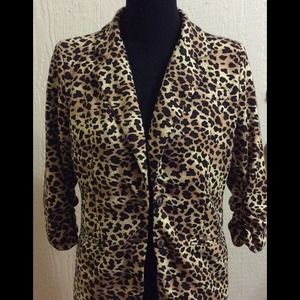 Leopard Blazer