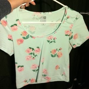 Floral crop top