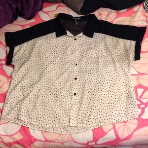 Tribal print forever 21 top