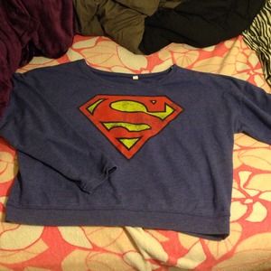 Long sleeve superman top