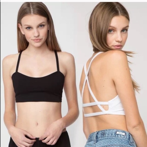 SOLD Black Caged Bralette - Picture 2 of 3