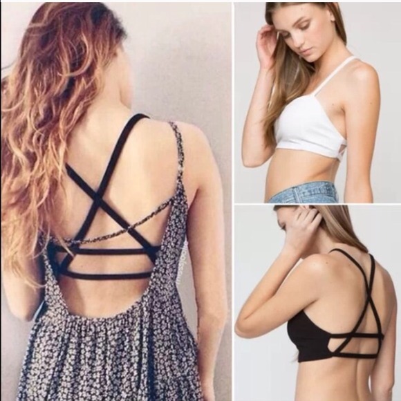 SOLD Black Caged Bralette - Picture 3 of 3