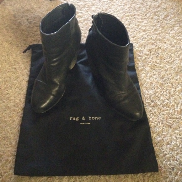 Rag & bone Newbury booties size 38 black!