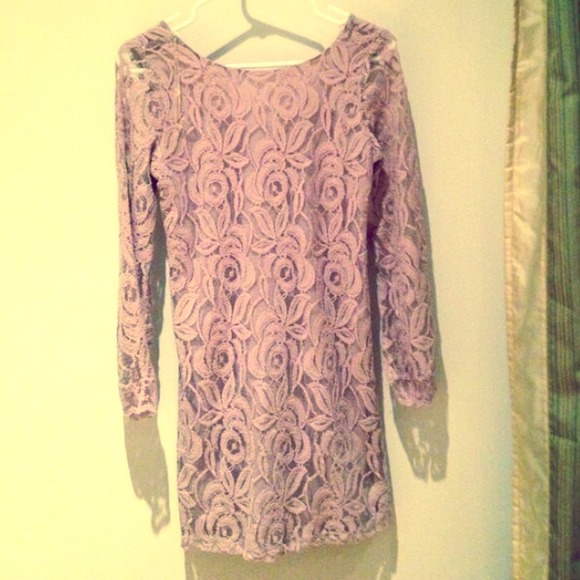 Lace Dress in Rose
