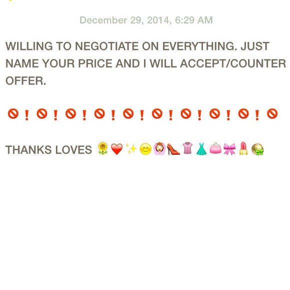 NEGOTIABLE. REASONABLE. 😊❗️👛 - Picture 1 of 1