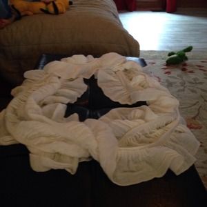 Cream infinity scarf