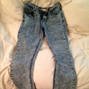 Billabong high rise acid wash jeans