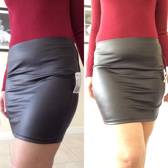 Forever 21 Dresses & Skirts - Pleather mini skirt