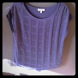 Gorgeous lilac beaded blouse....Jennifer Lopez