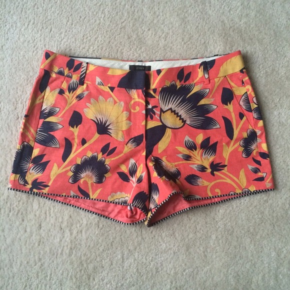 J.Crew Hibiscus Floral Shorts