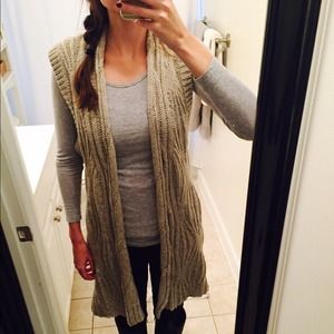 CAbi sweater vest duster - like new