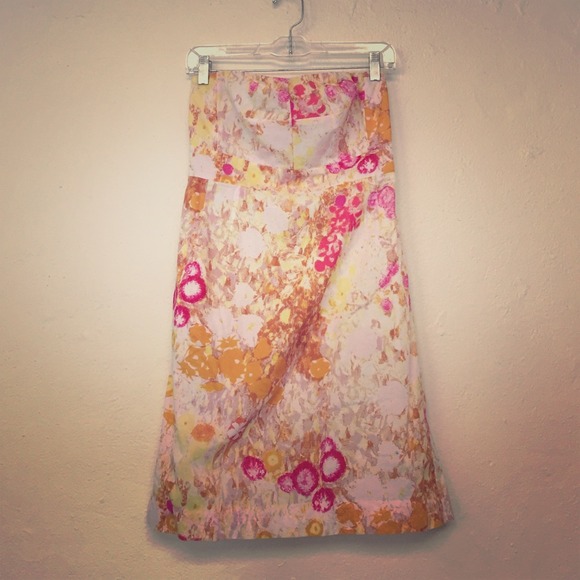 J. Crew Dresses & Skirts - J. Crew strapless floral print dress size 4
